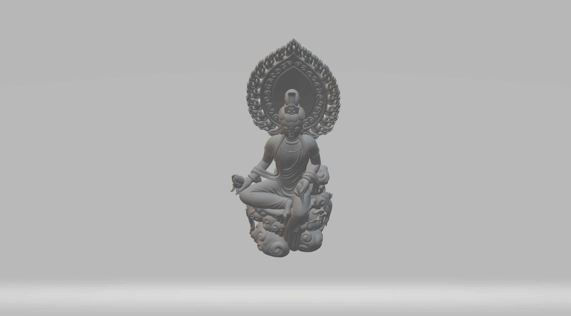 Guanyin Bodhisattva 3D print model_4