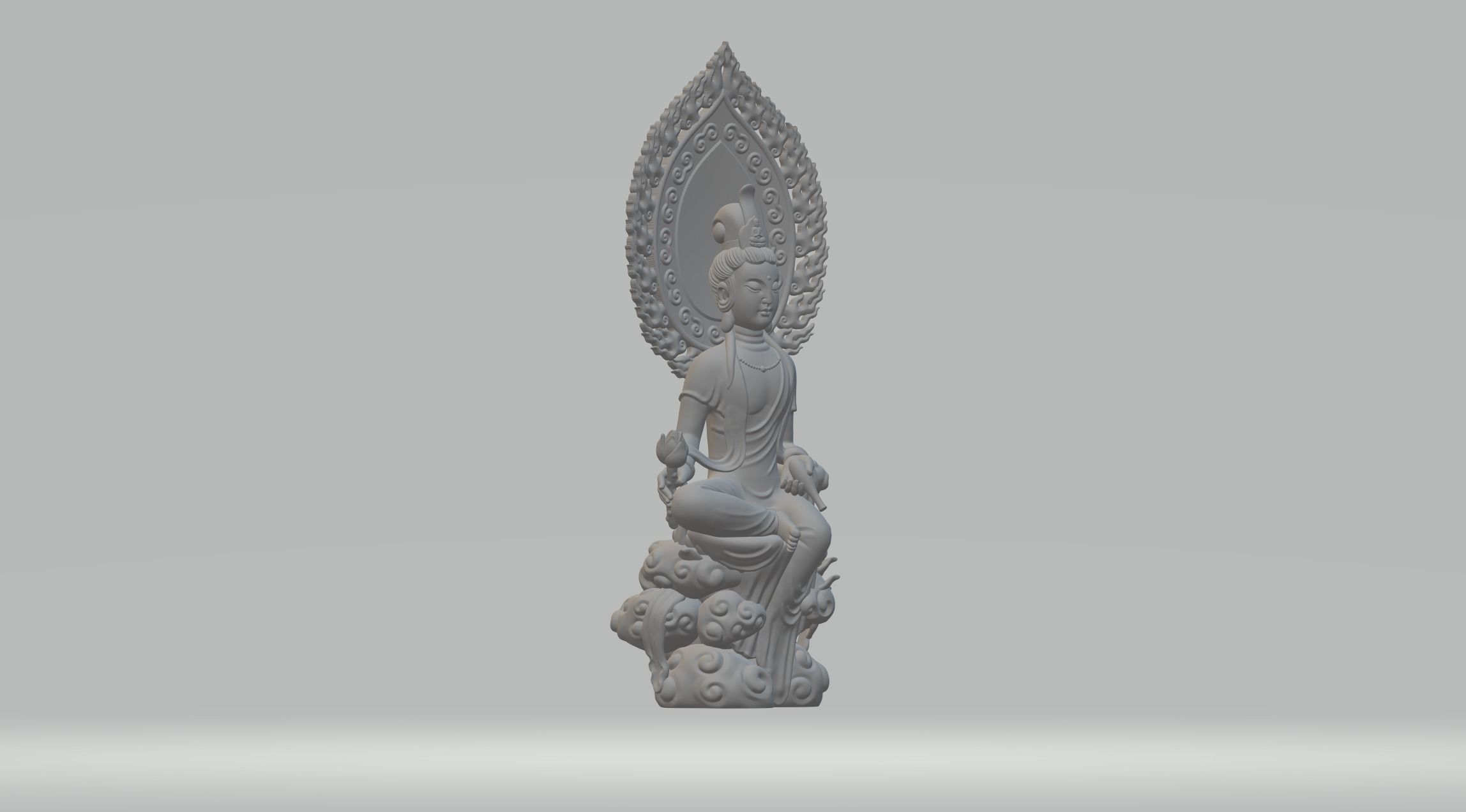 Guanyin Bodhisattva 3D print model_3