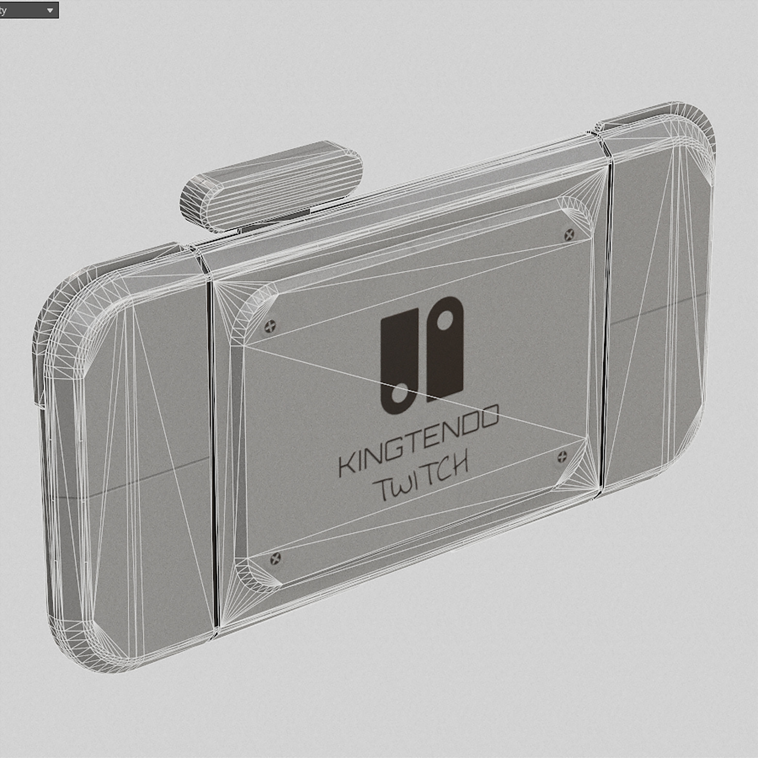 3D Gamepad Controller PBR Low-poly 3D model_22