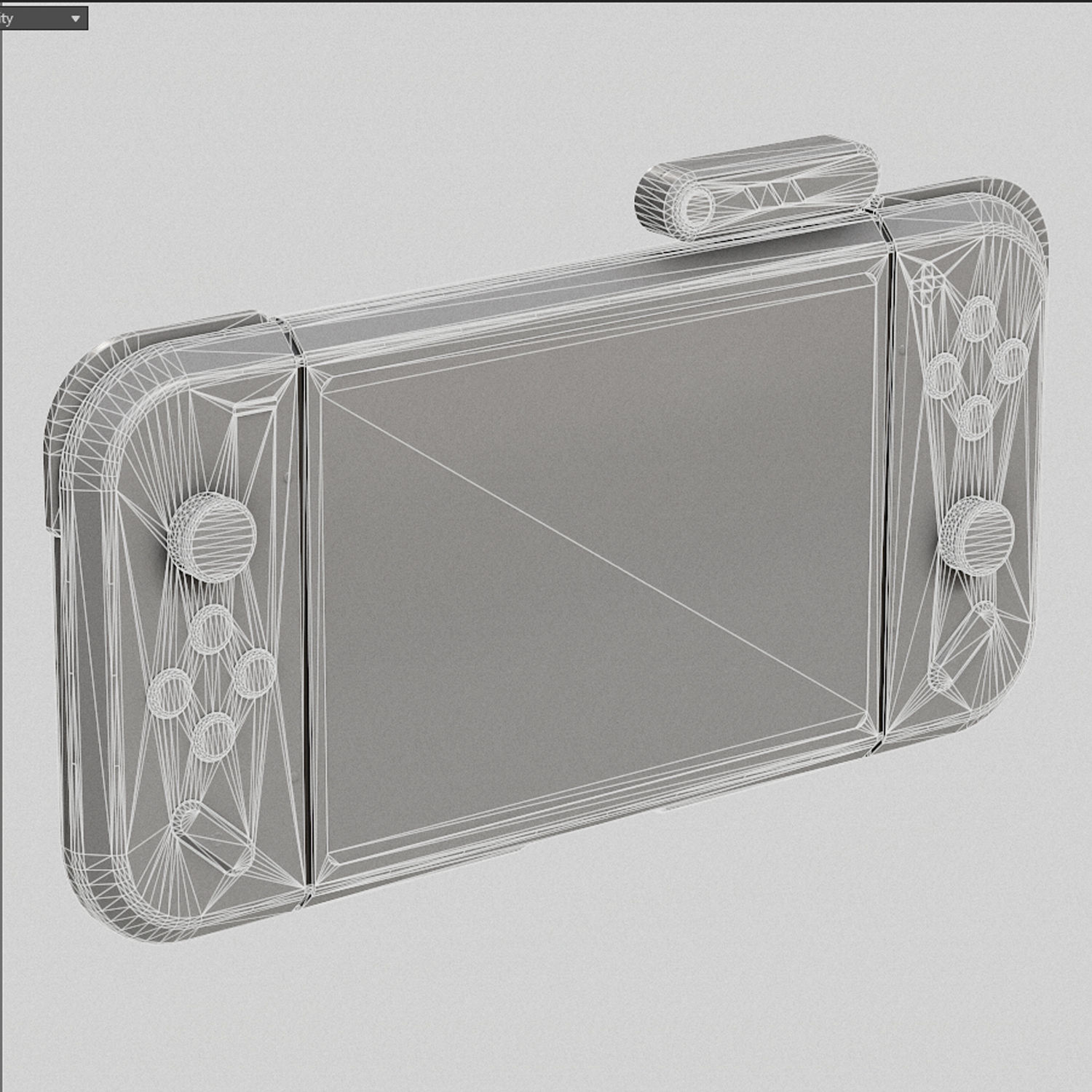 3D Gamepad Controller PBR Low-poly 3D model_21