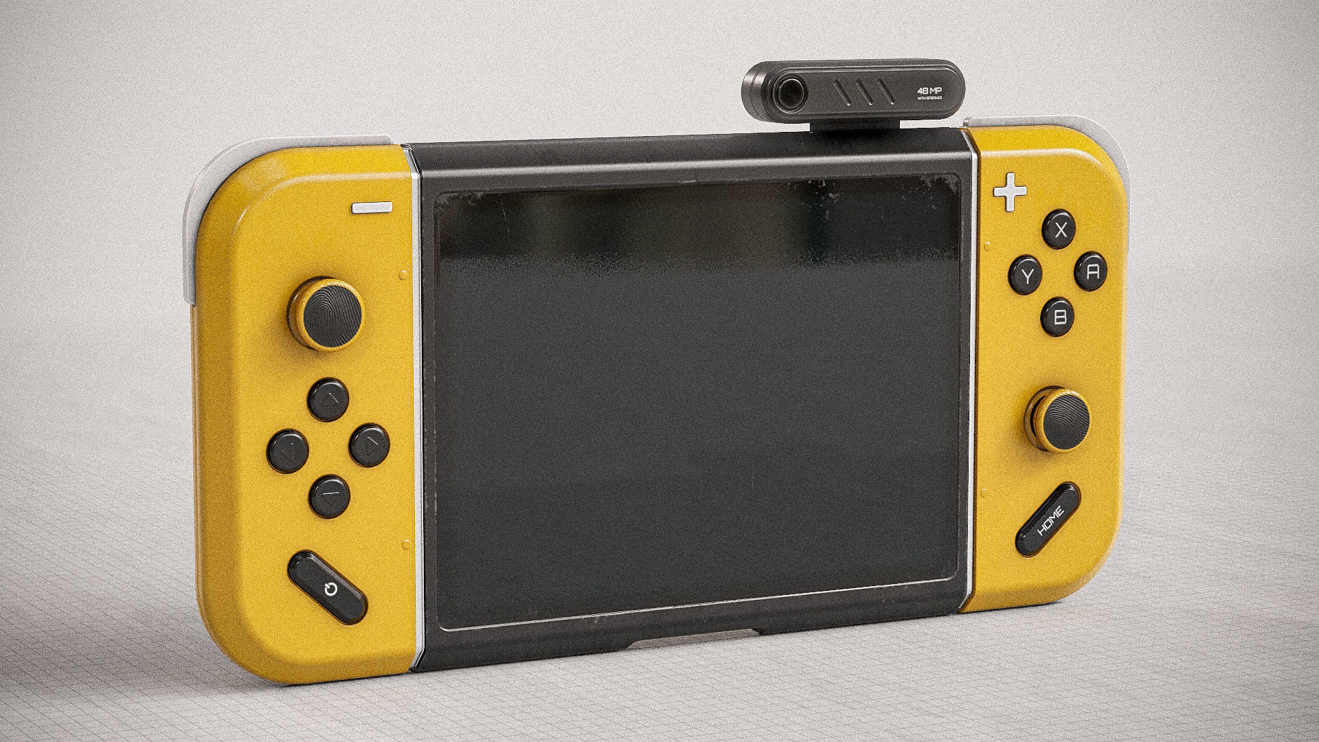 3D Gamepad Controller PBR Low-poly 3D model_9