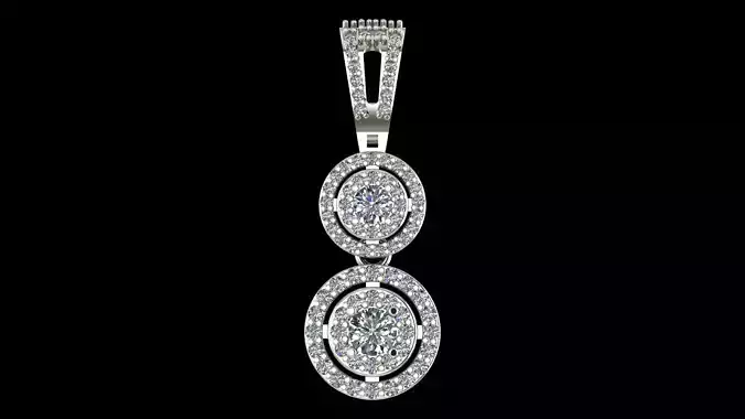  Diamond Pendant  3D Printable Ornamental Jewelry Design 3D print model