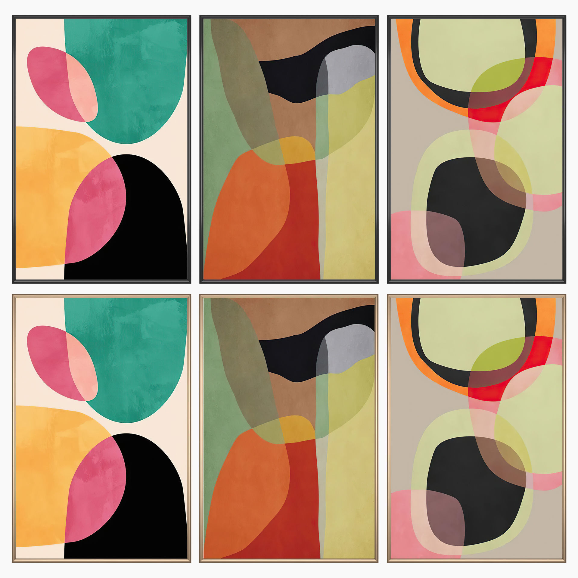 Wall Art Set 4190 3D model_1