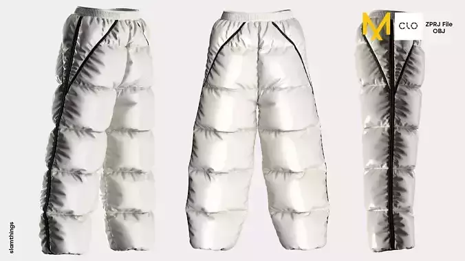 Streetwear Puffer Pants