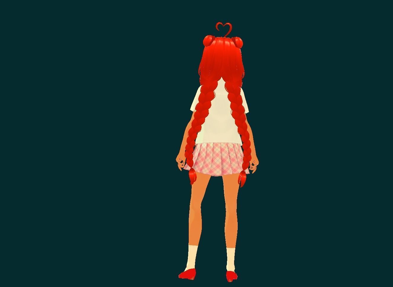 Rena original vrchat Low-poly 3D model_8