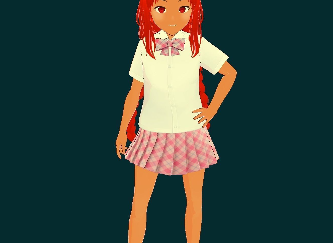 Rena original vrchat Low-poly 3D model_19