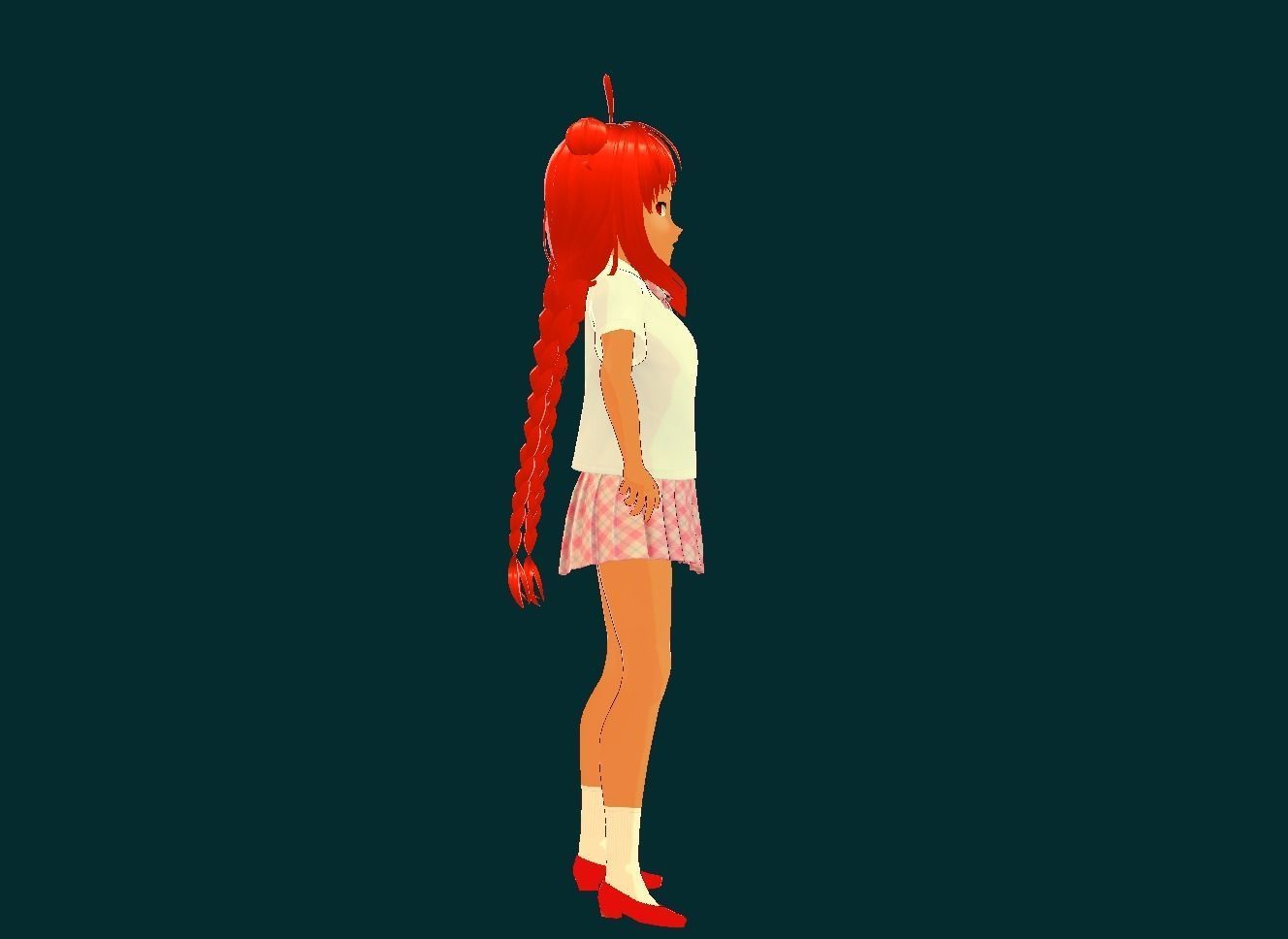 Rena original vrchat Low-poly 3D model_7