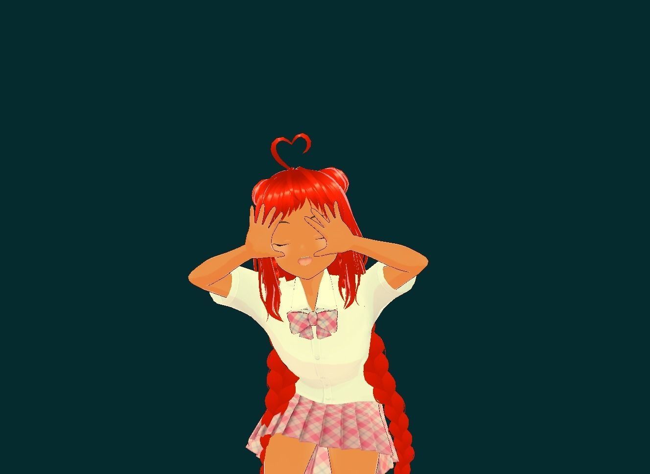 Rena original vrchat Low-poly 3D model_2