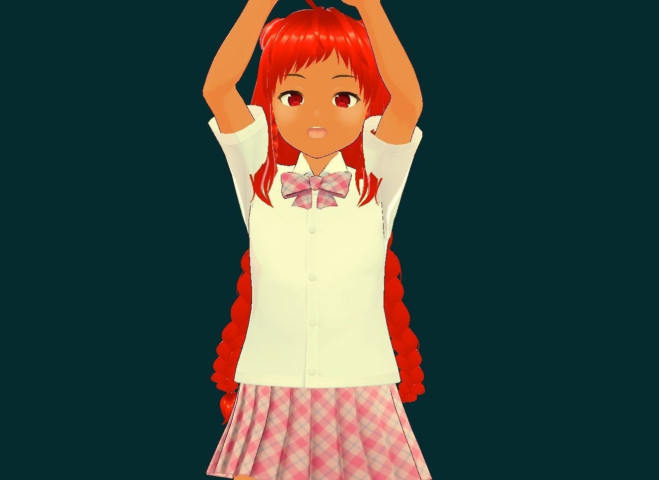 Rena original vrchat Low-poly 3D model_10