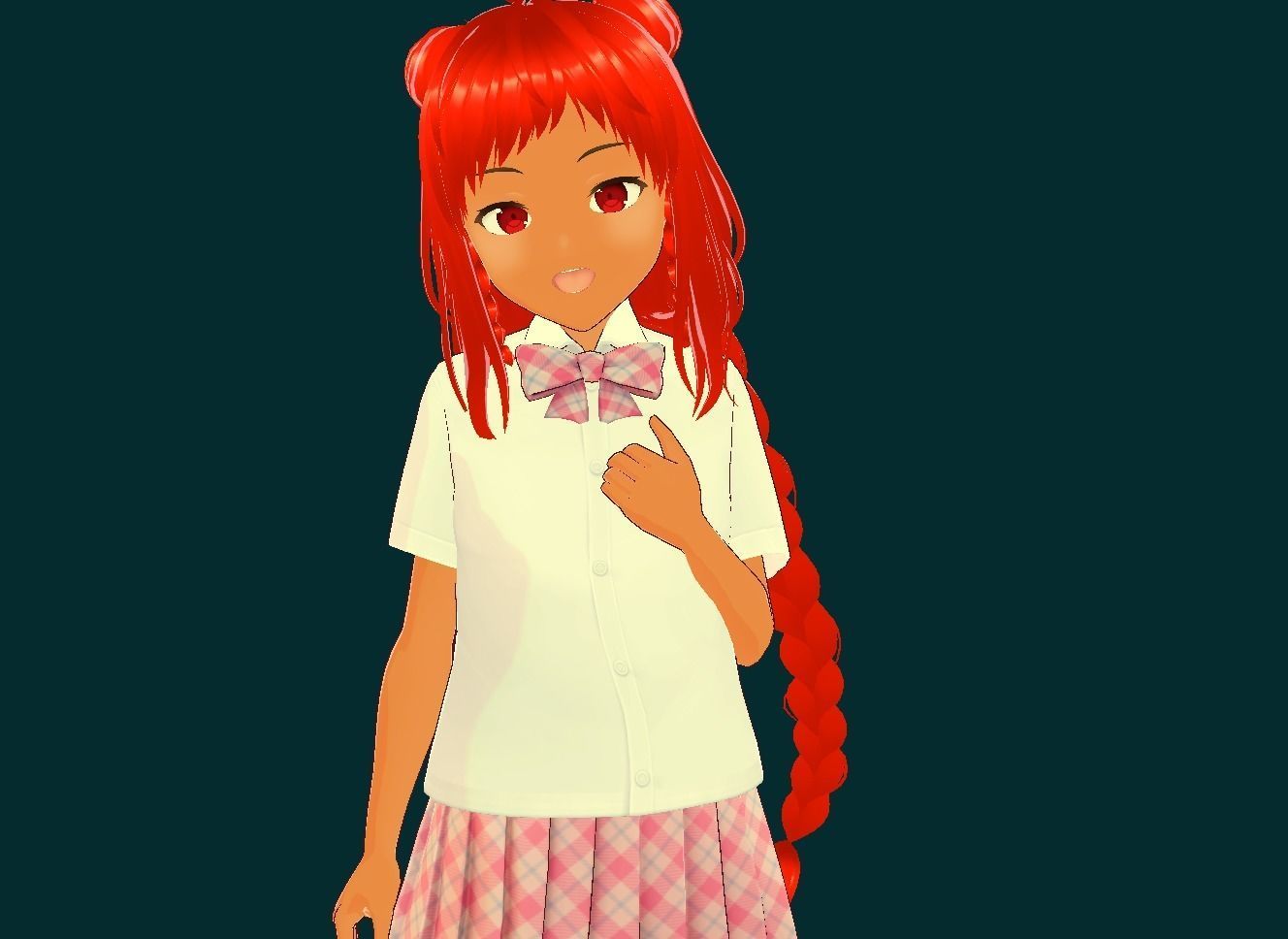 Rena original vrchat Low-poly 3D model_14
