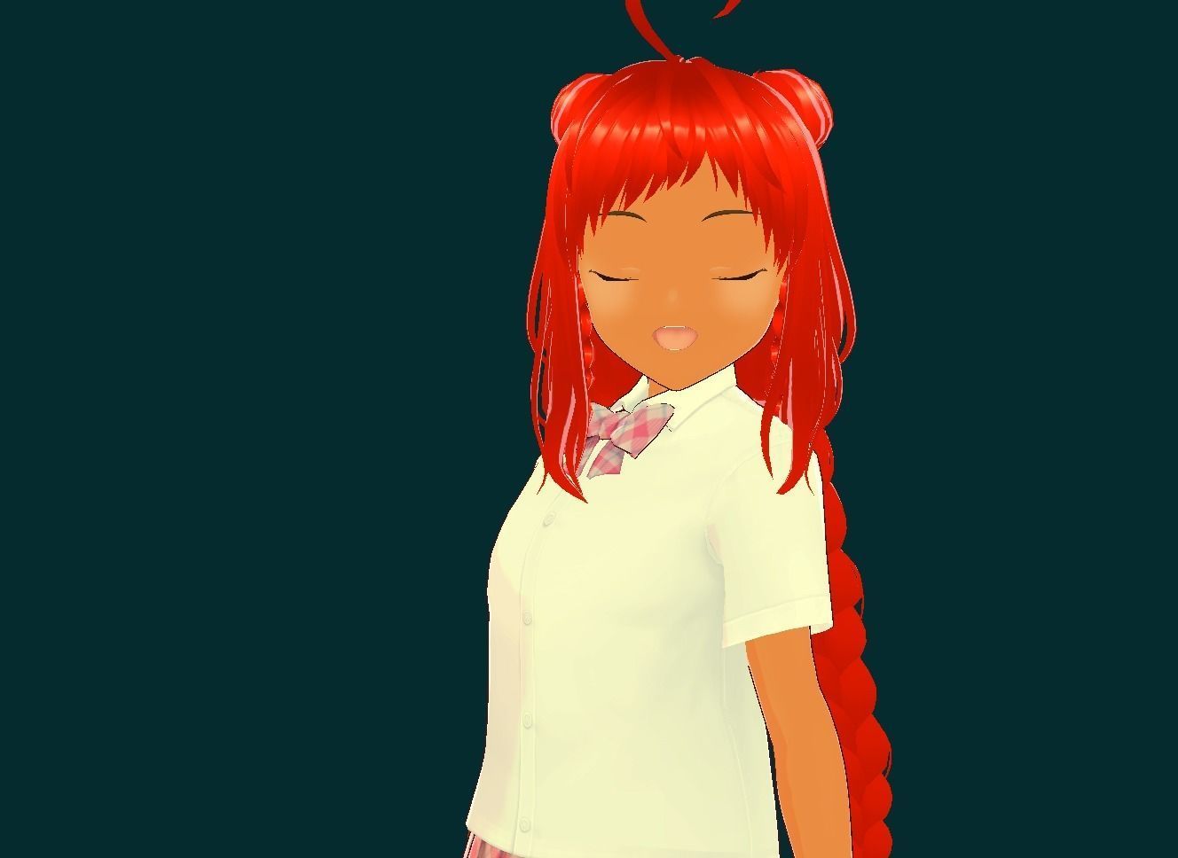 Rena original vrchat Low-poly 3D model_5