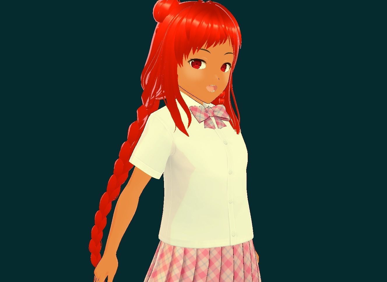 Rena original vrchat Low-poly 3D model_13