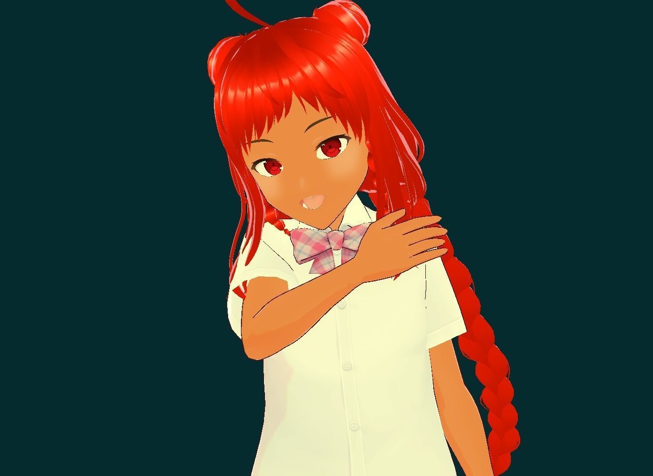 Rena original vrchat Low-poly 3D model_3