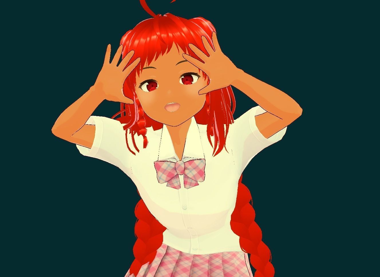 Rena original vrchat Low-poly 3D model_12