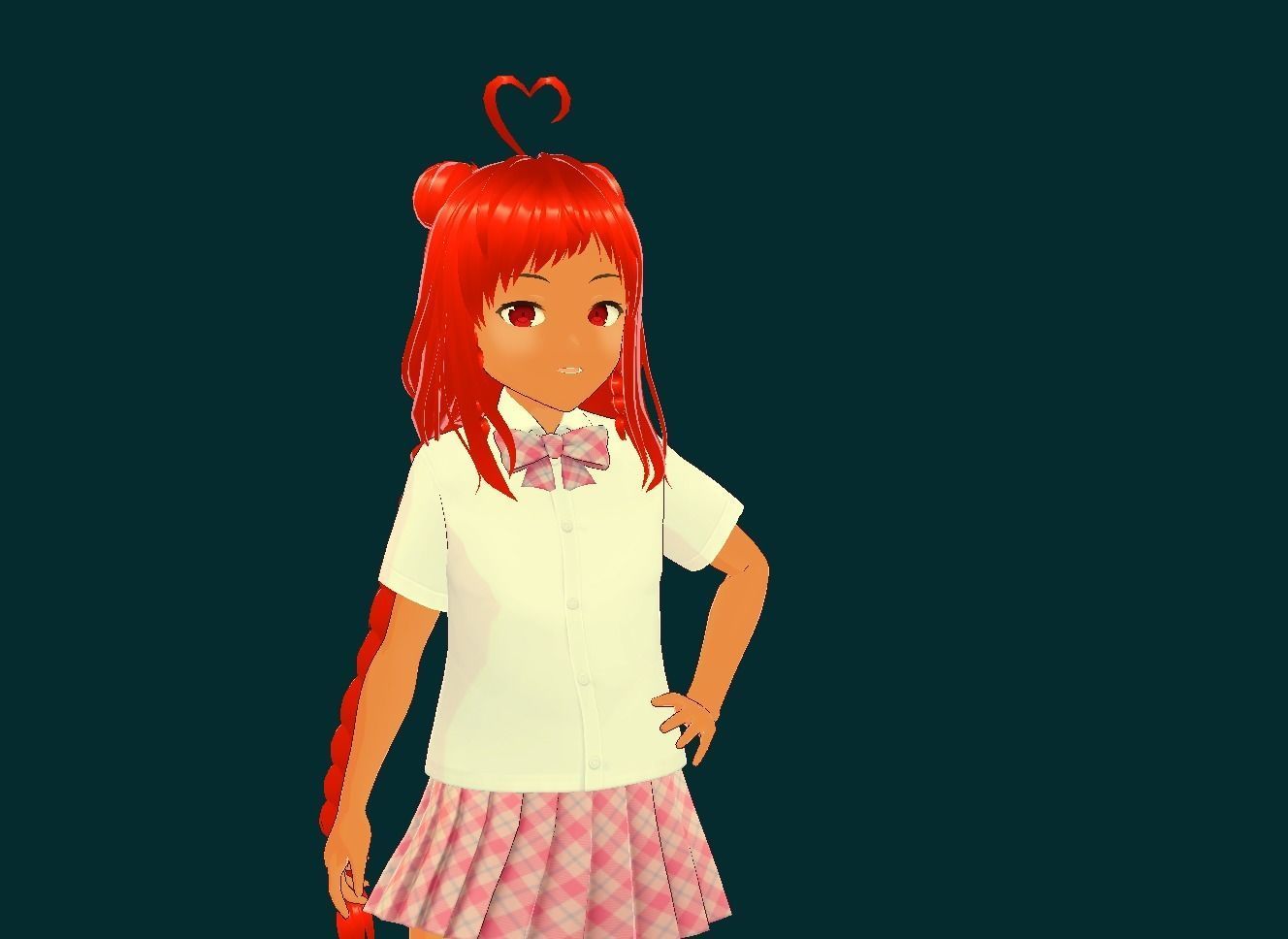 Rena original vrchat Low-poly 3D model_11