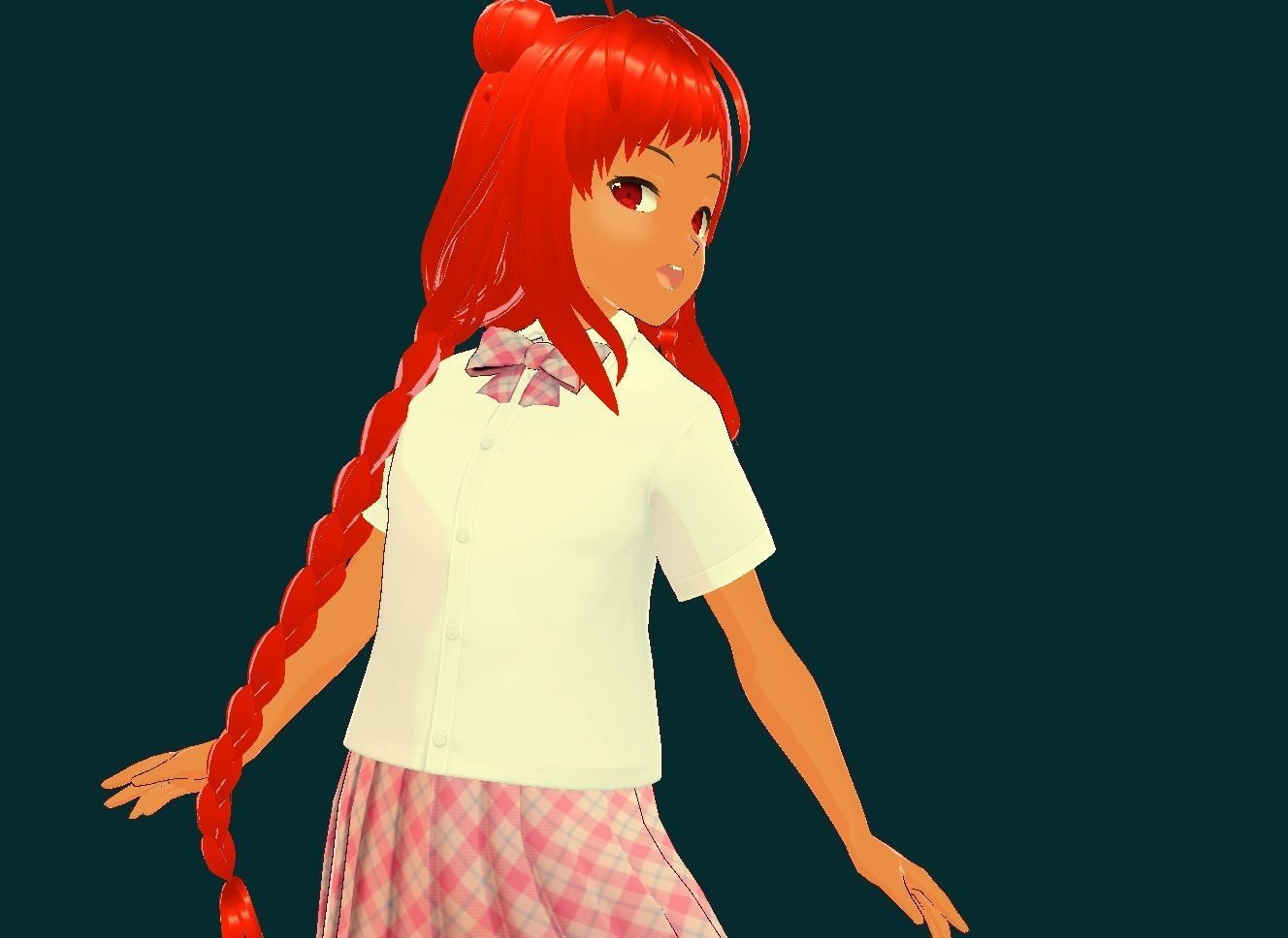 Rena original vrchat Low-poly 3D model_15