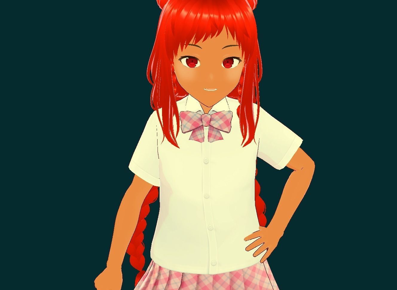 Rena original vrchat Low-poly 3D model_9