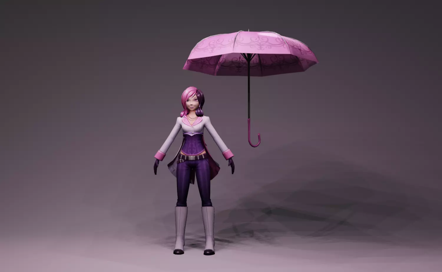 Anime Character - Neopolitan 3D model
