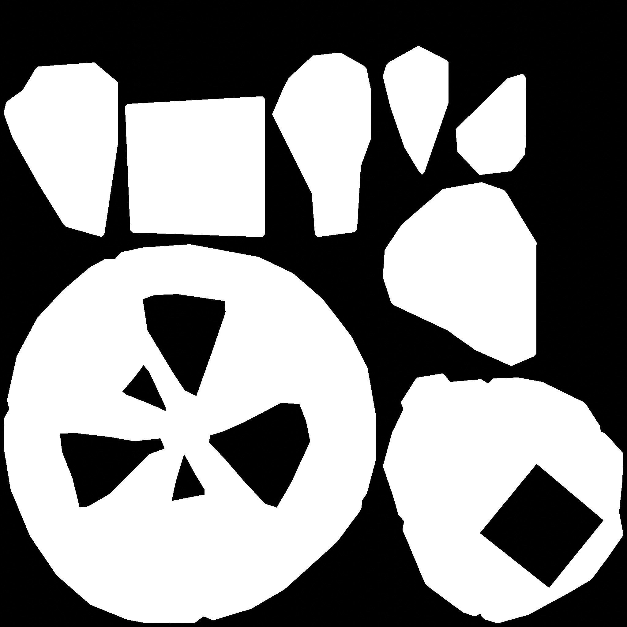 stylized Floating Islands Desert Low-poly 3D model Low-poly 3D model_2