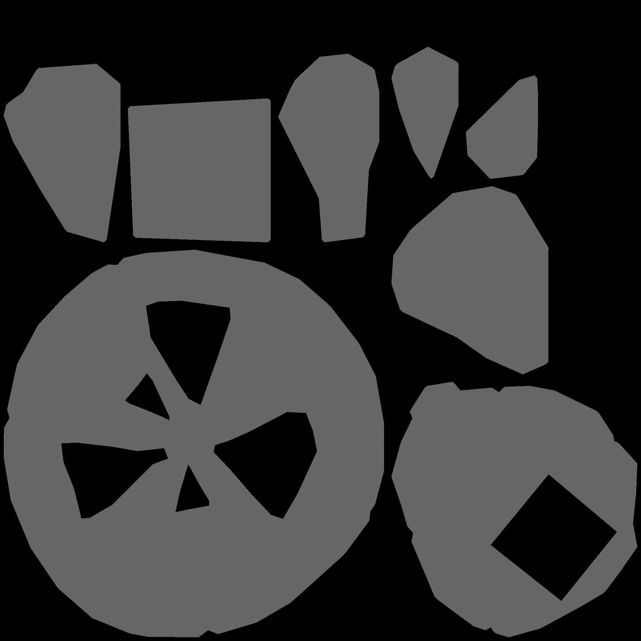 stylized Floating Islands Desert Low-poly 3D model Low-poly 3D model_4