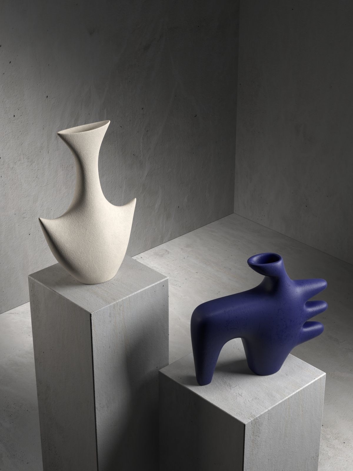 Vase Set 145 3D model_1