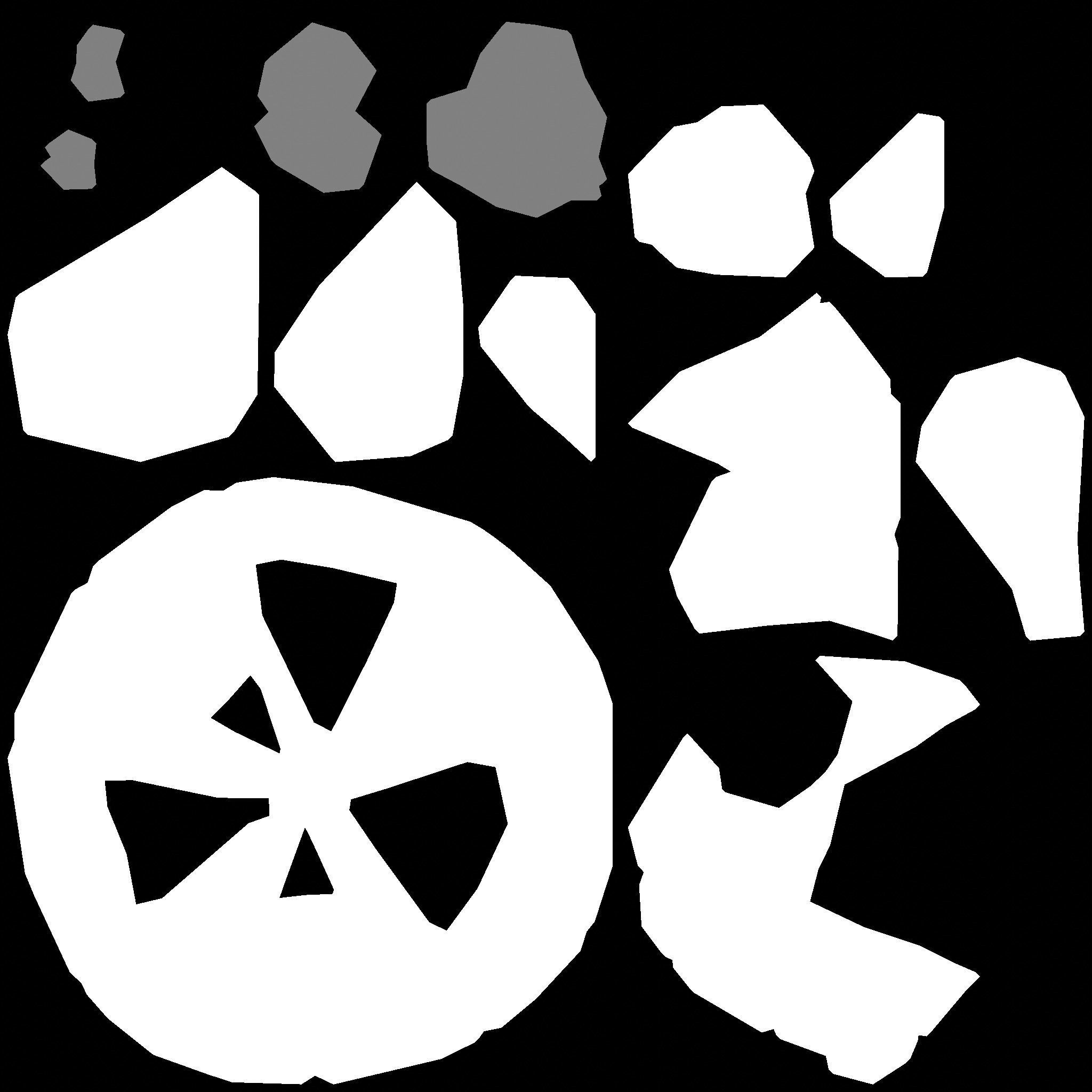 stylized Floating Islands  volcano  Low-poly 3D model Low-poly 3D model_5