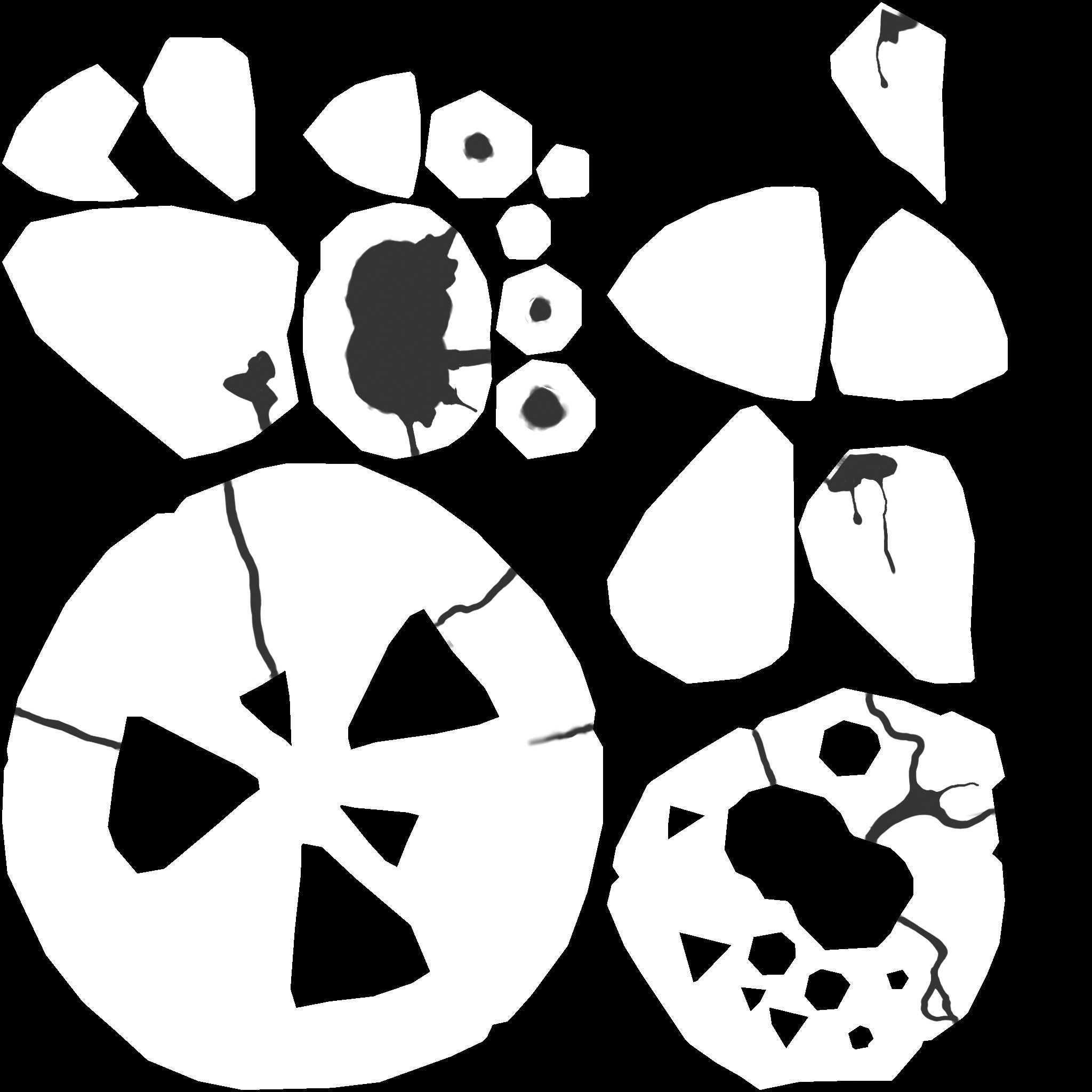 stylized Floating Islands magic witch  Low-poly 3D model Low-poly 3D model_4