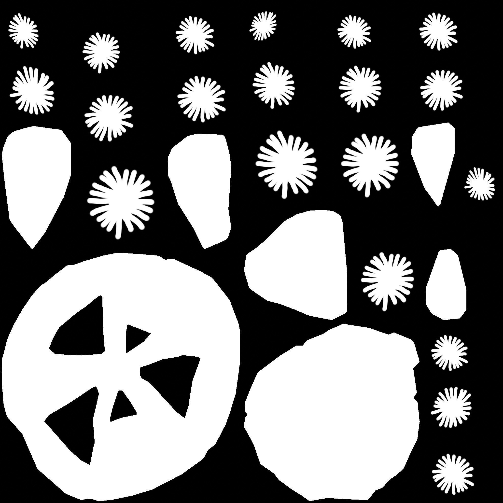 stylized Floating Islands nature Low-poly 3D model Low-poly 3D model_1