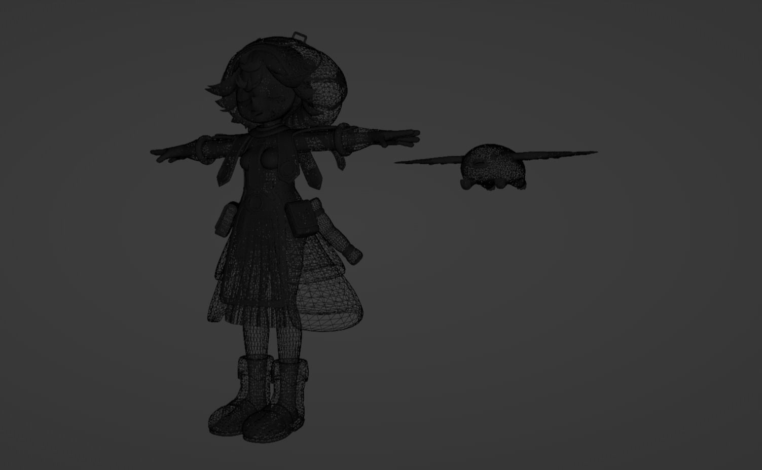 Anime Character - Prushka 3D model_18