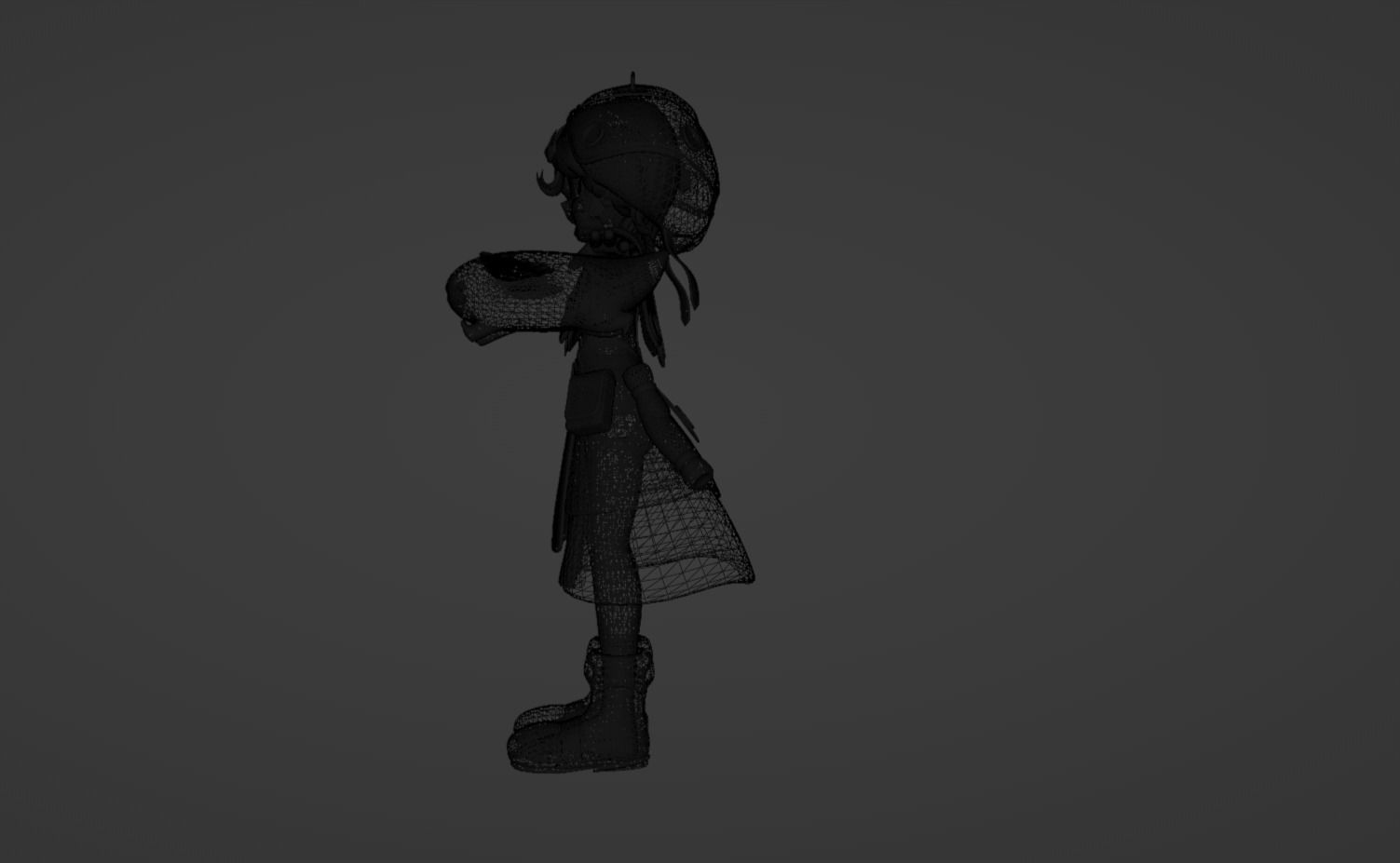 Anime Character - Prushka 3D model_17