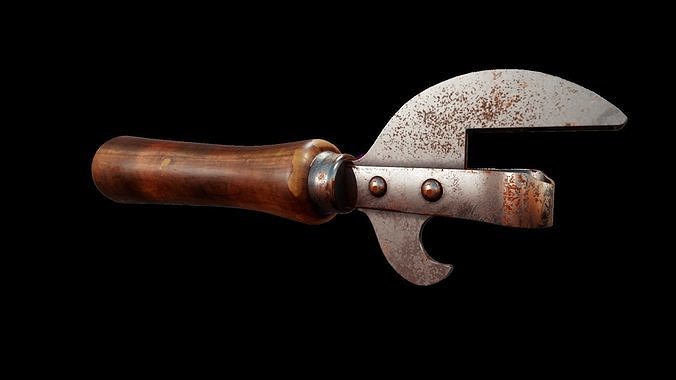 Vintage Opener - Tutorial Included Low-poly 3D model