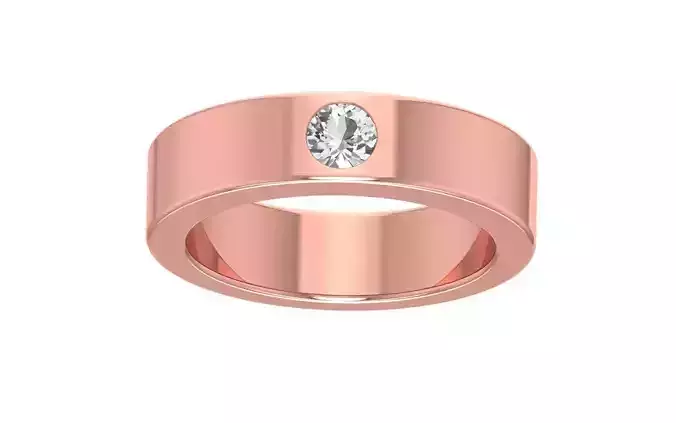 Women Wedding Band 3dm STL OBJ FBX Render Details
