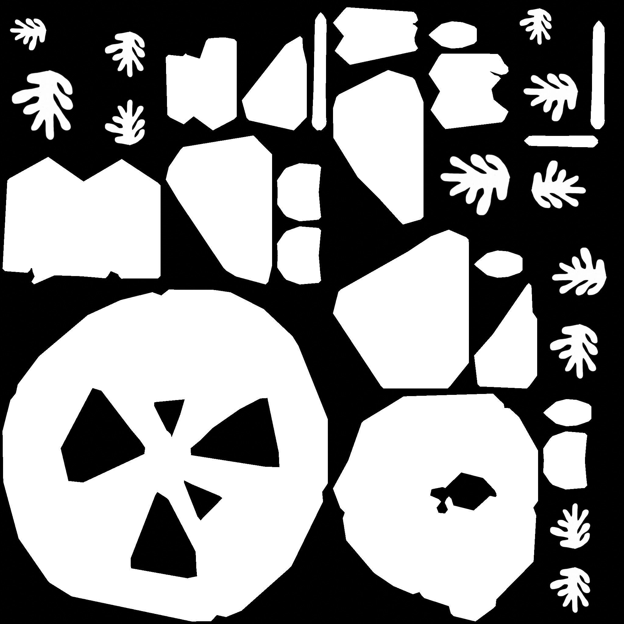 stylized Floating Islands Crystal magic  Low-poly 3D model Low-poly 3D model_5