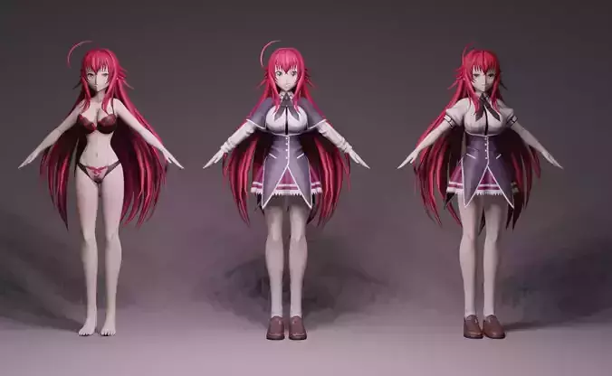 Anime Character - Rias Gremory