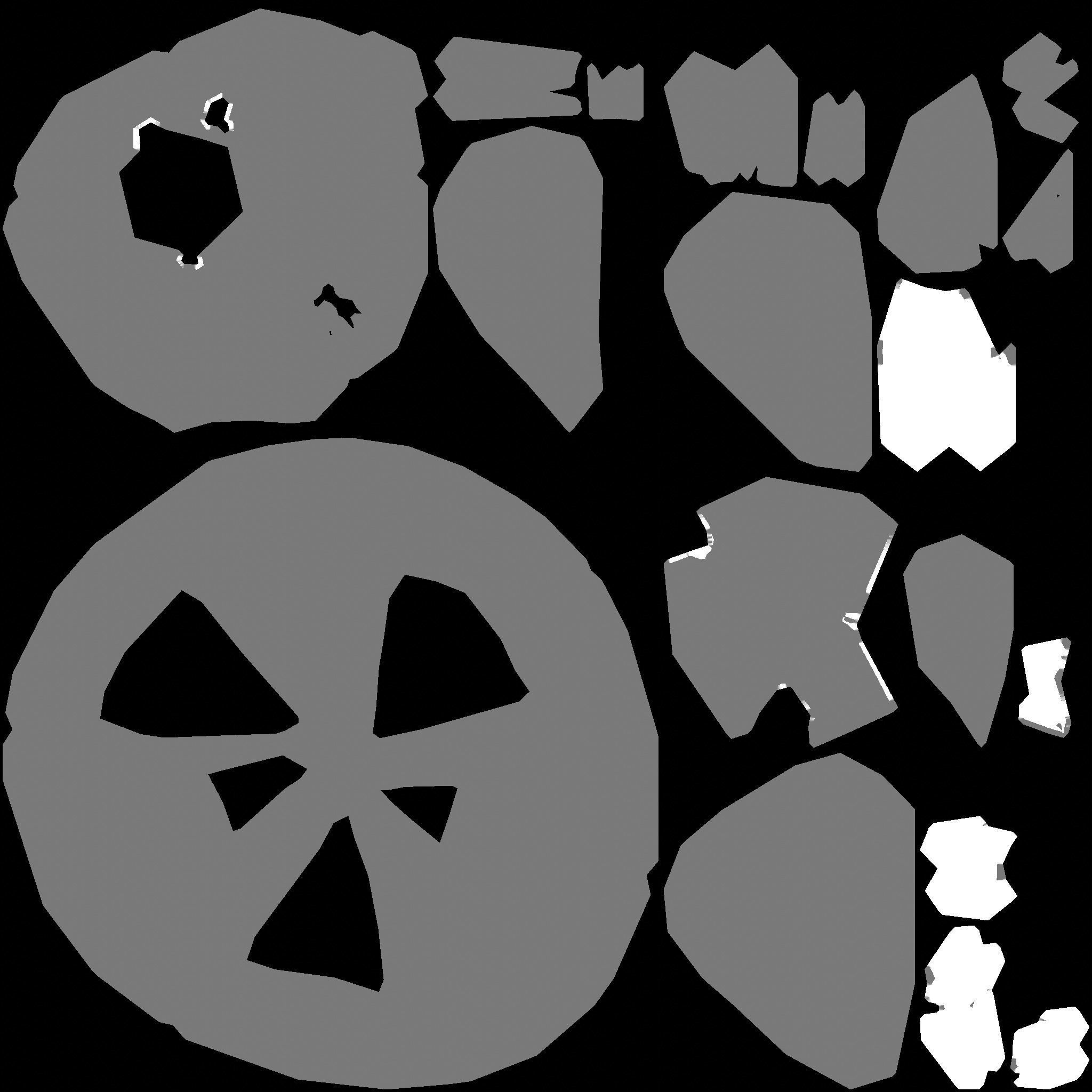 stylized Floating Islands Rocks  Low-poly 3D model Low-poly 3D model_4