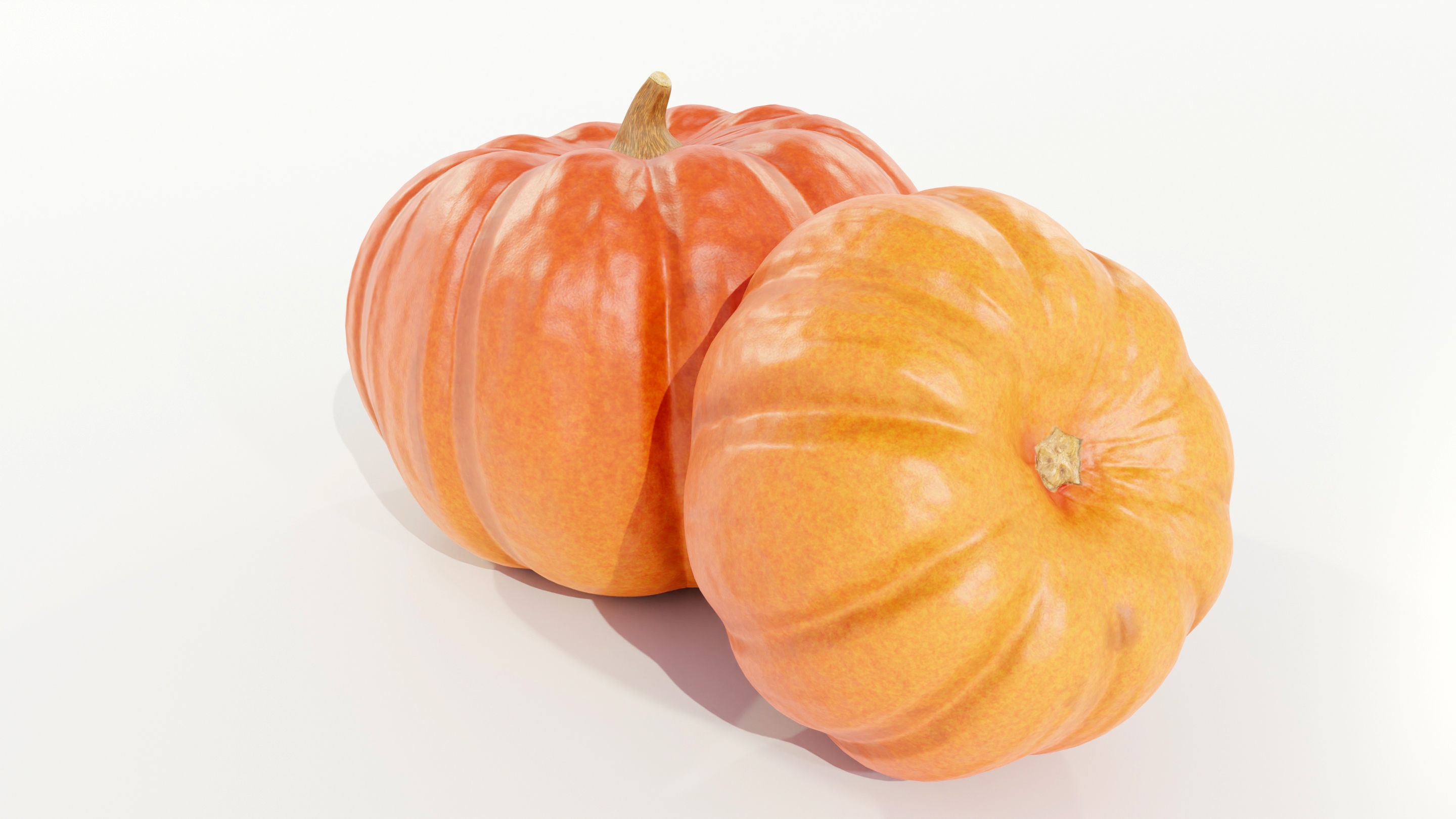 Pumpkin 3D model_3