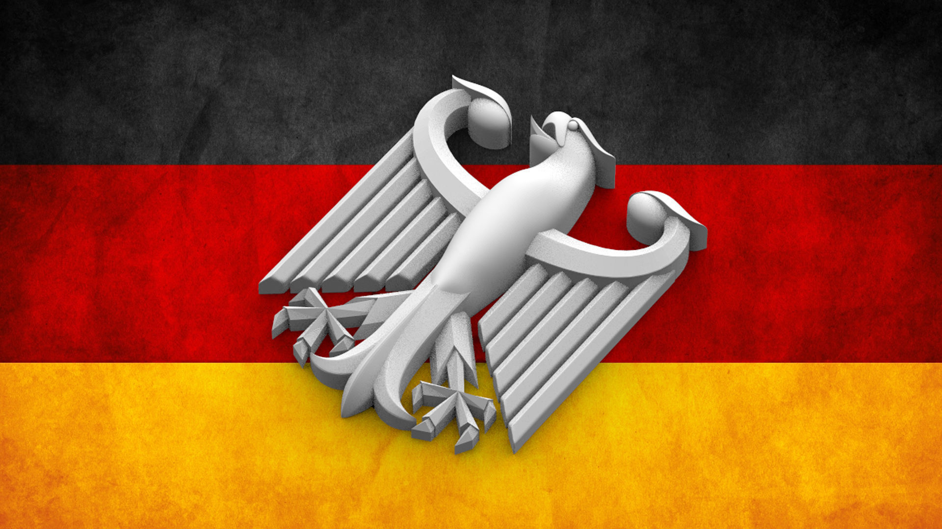 Coat of arms of Germany 3D print model_3