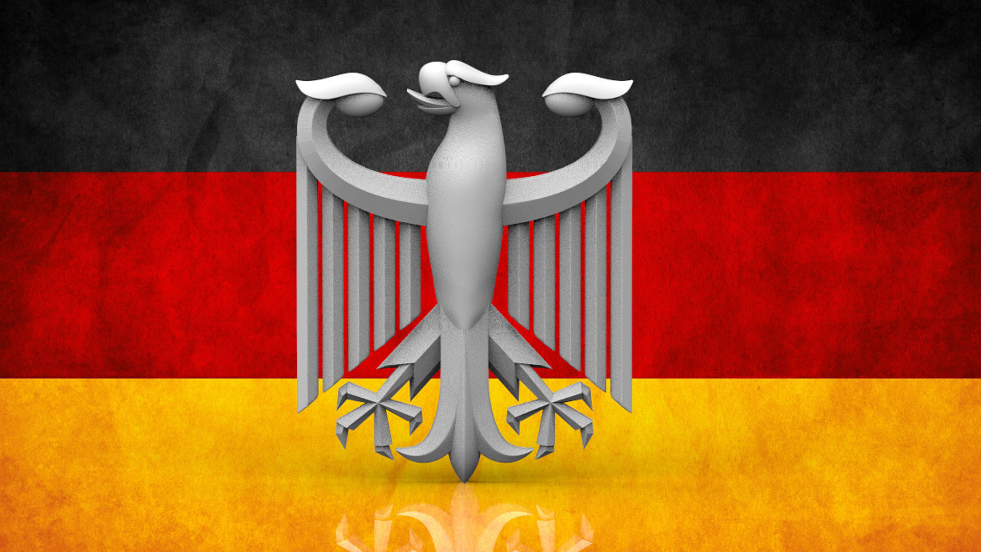 Coat of arms of Germany 3D print model_9