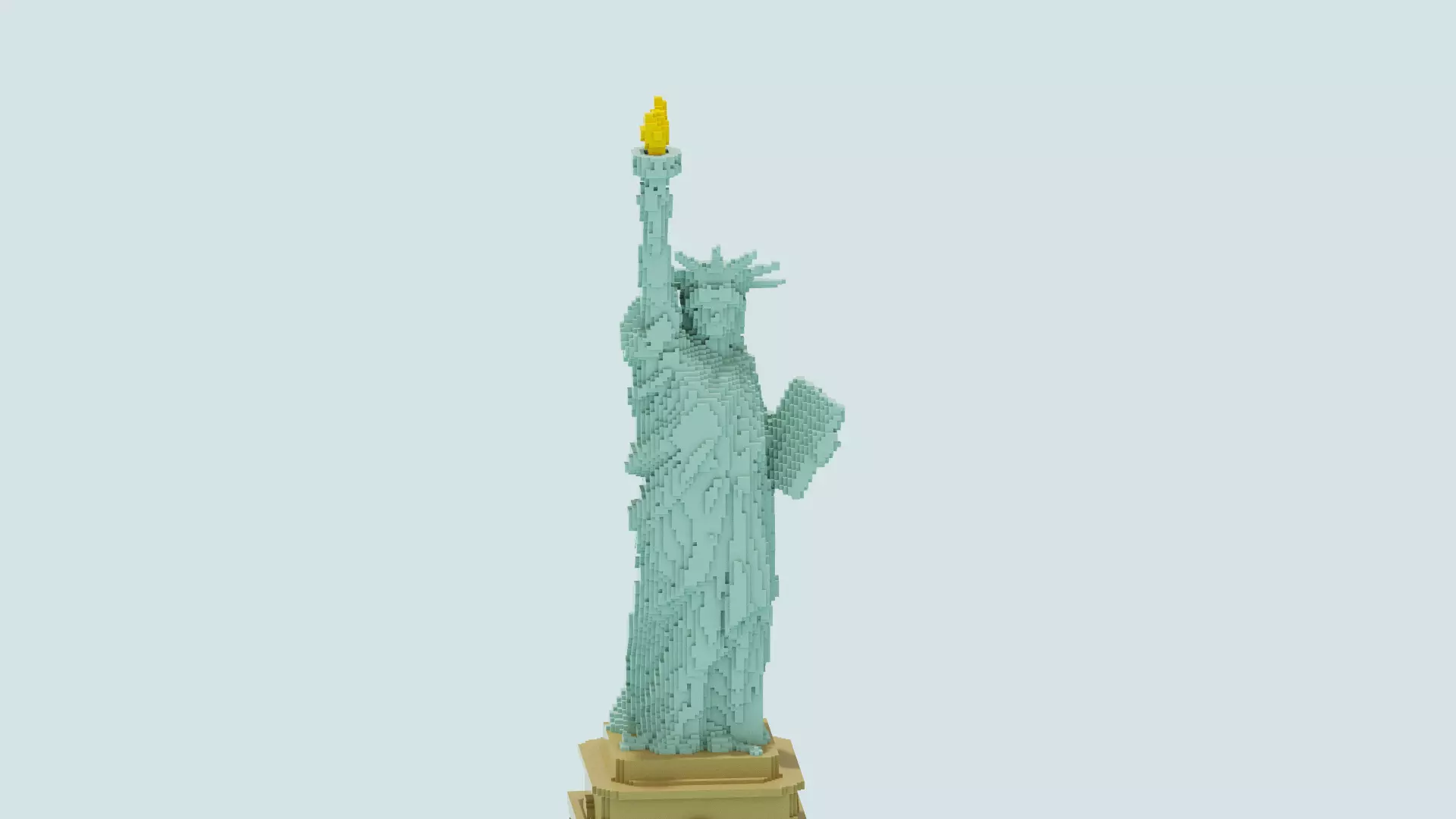 Statue Of The Liberty 3D model_0