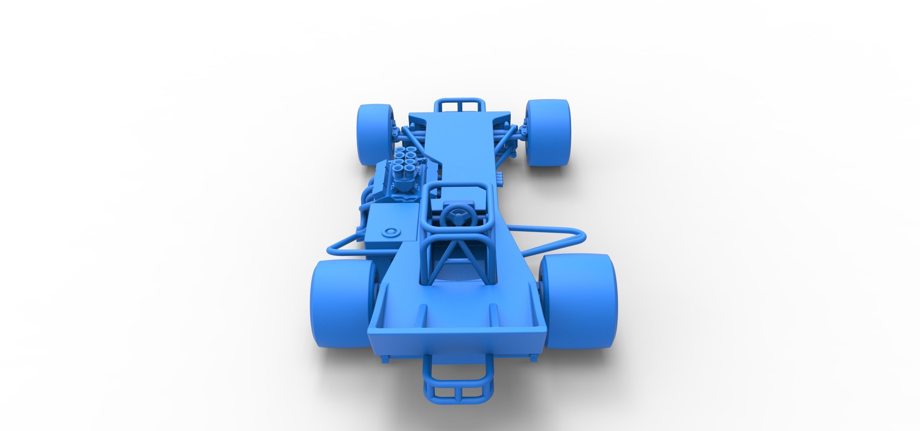 Supermodified front engine race car Scale 1 to 25 3D print model_42