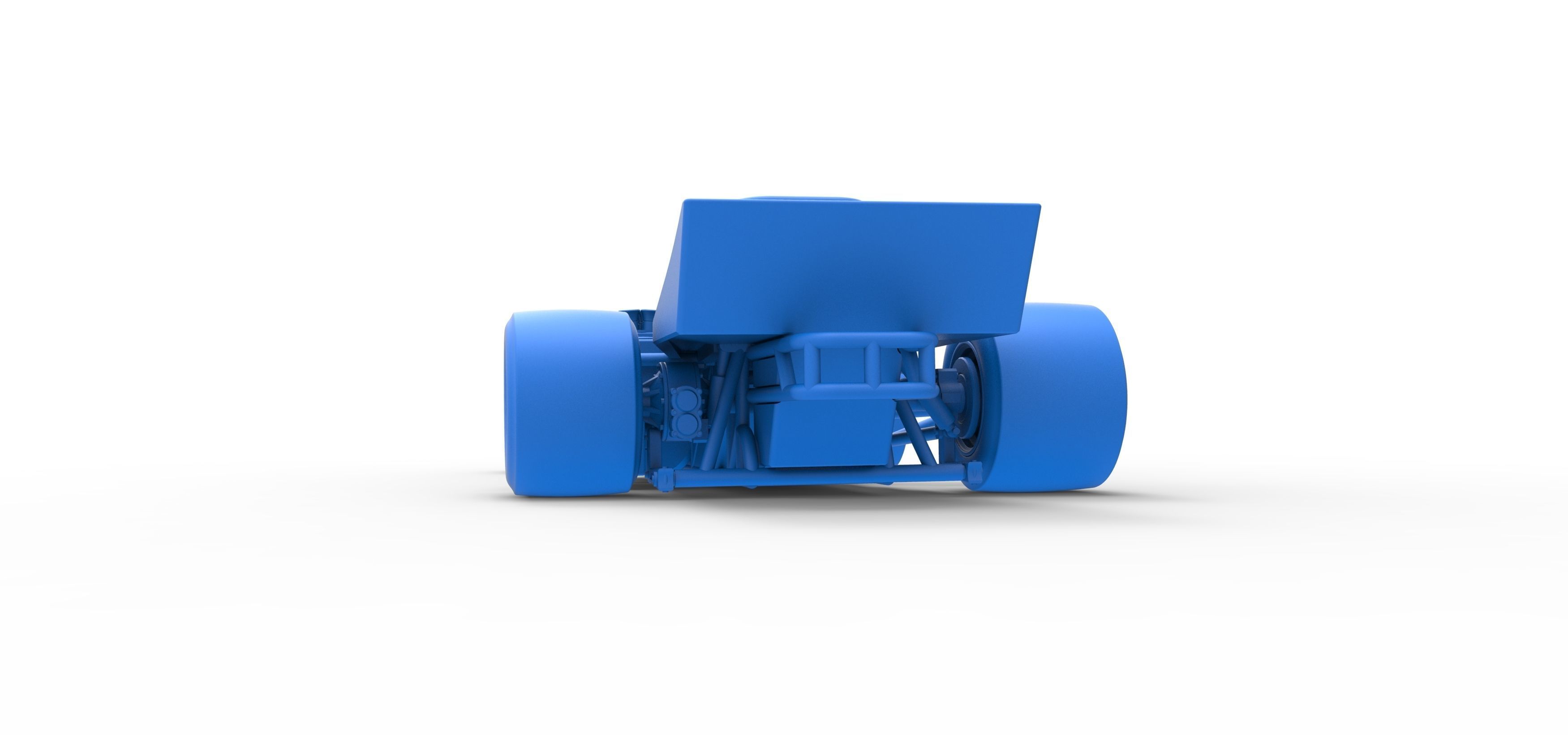 Supermodified front engine race car Scale 1 to 25 3D print model_40