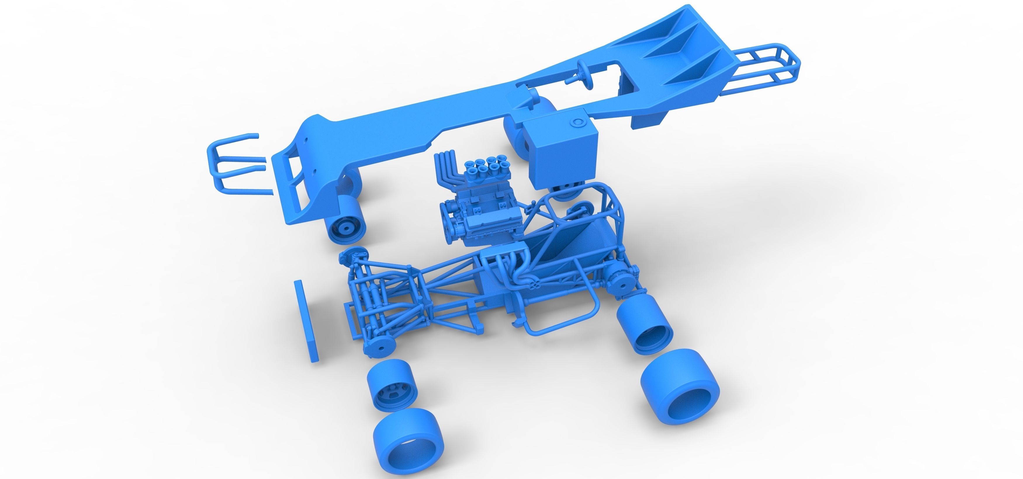 Supermodified front engine race car Scale 1 to 25 3D print model_52