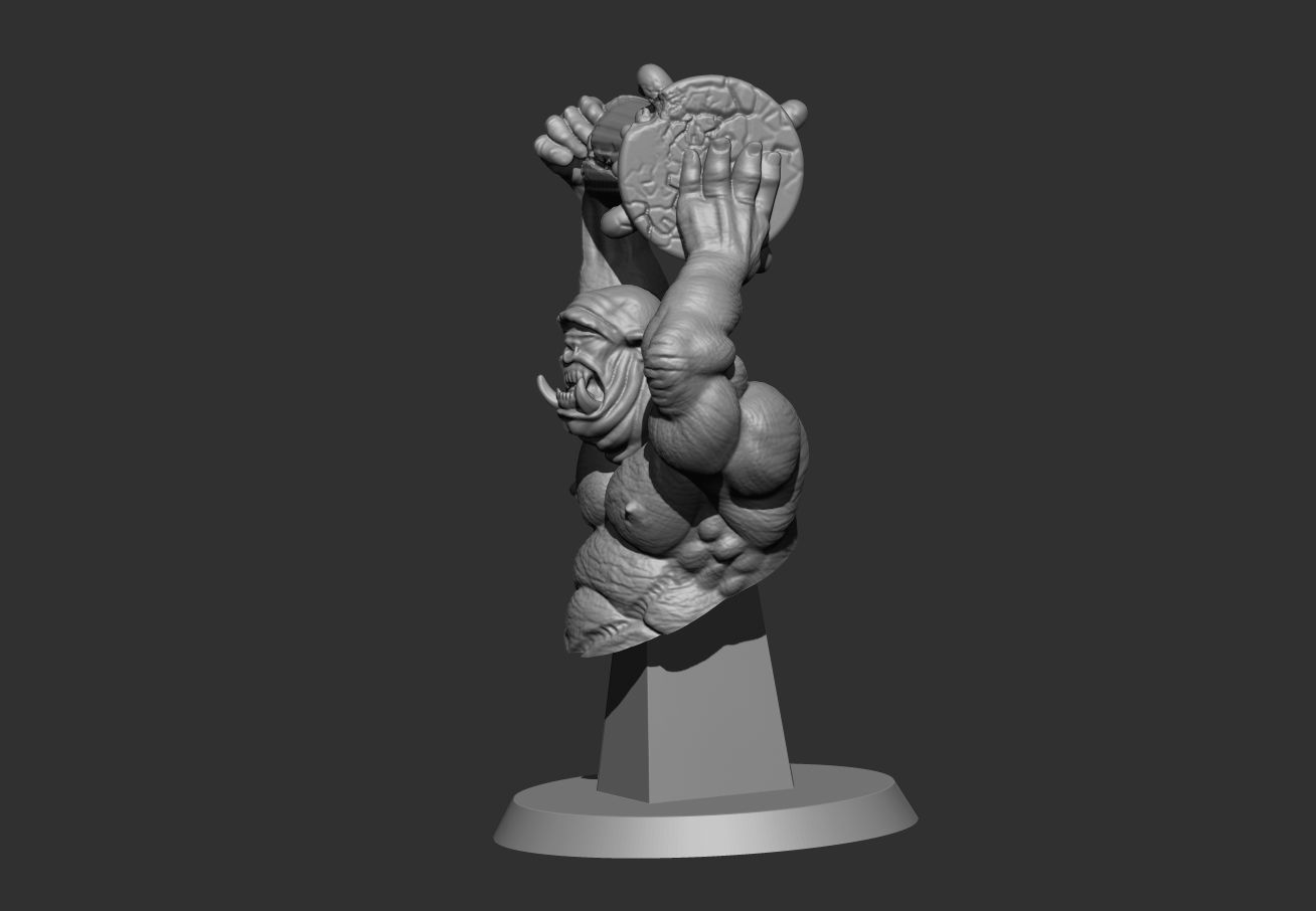 Cyclop Bust 3D print model_3