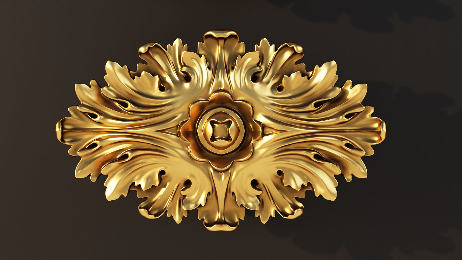 Carved decor 3 3D model_2