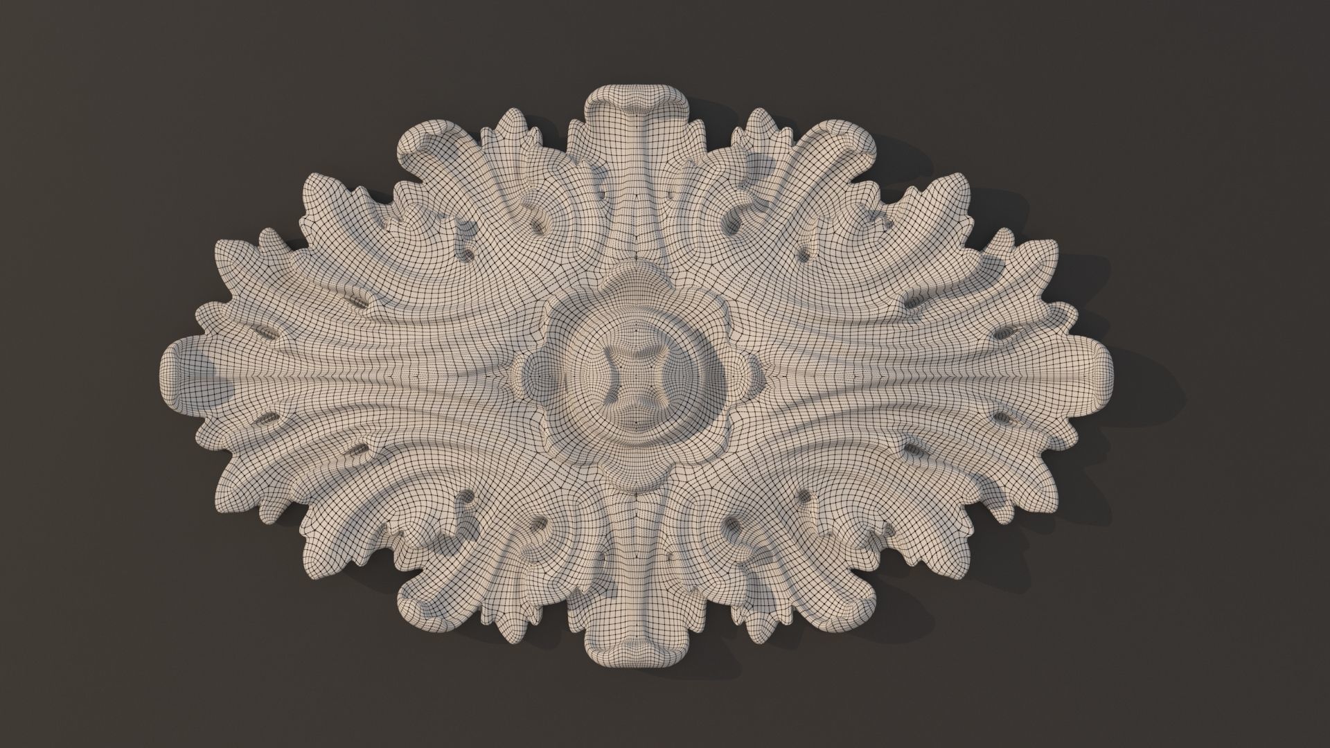 Carved decor 3 3D model_4