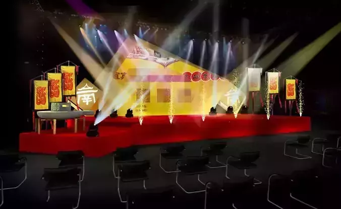 Stage party concert fashion catwalk T station  176