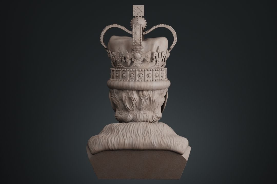 King Charles 3D print model_6
