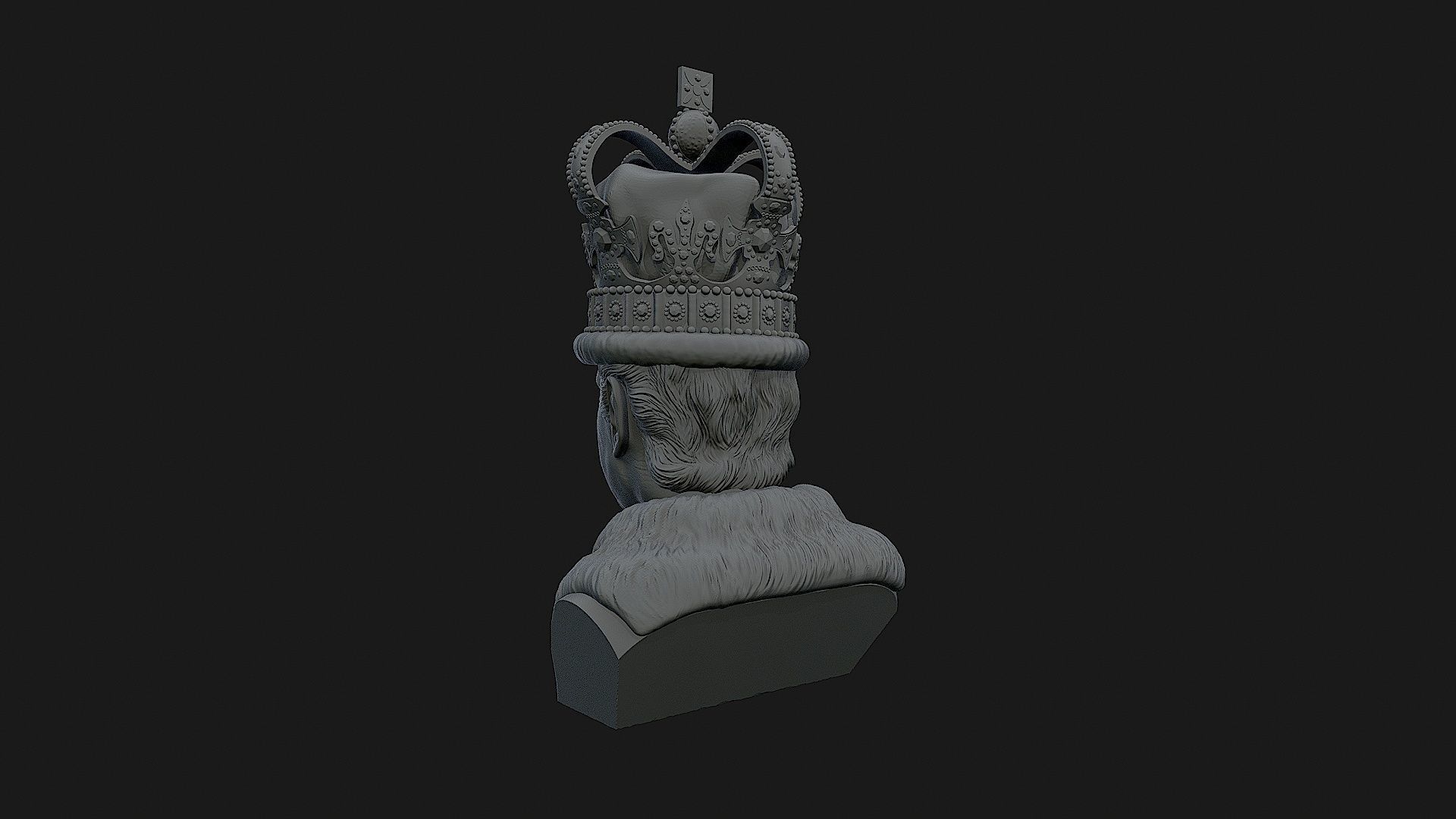 King Charles 3D print model_23