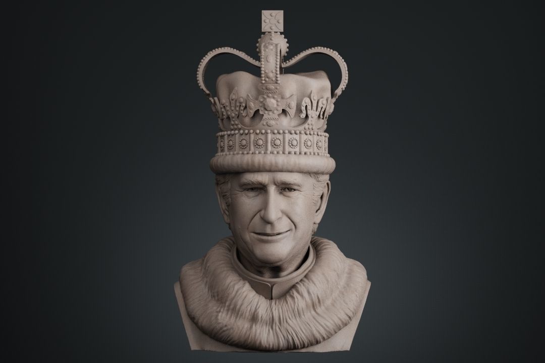 King Charles 3D print model_2