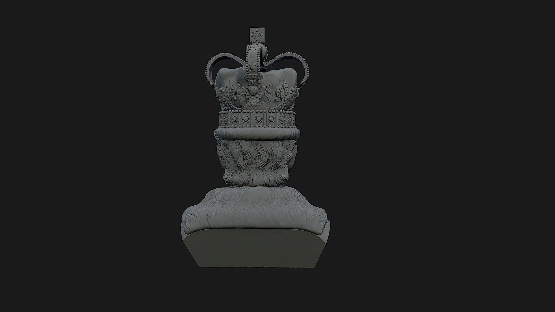 King Charles 3D print model_21